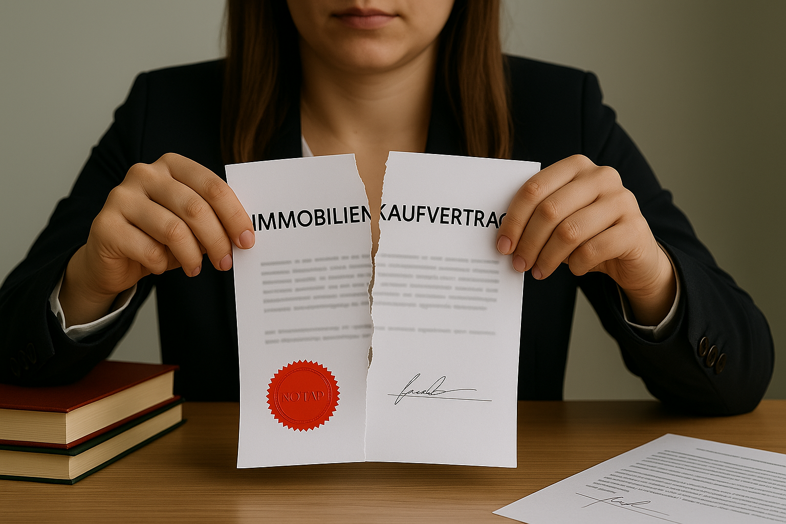 Wenn der Immobilienkauf nach dem Notartermin zum Alptraum wird, Ihre Rücktrittsmöglichkeiten.