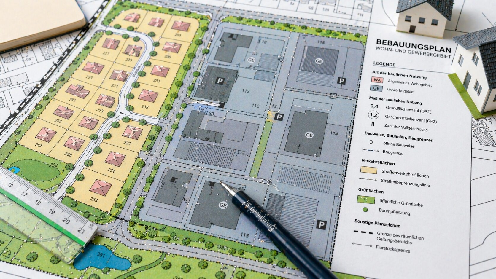 Was ist ein Bebauungsplan? Bedeutung, Inhalte & Praxis