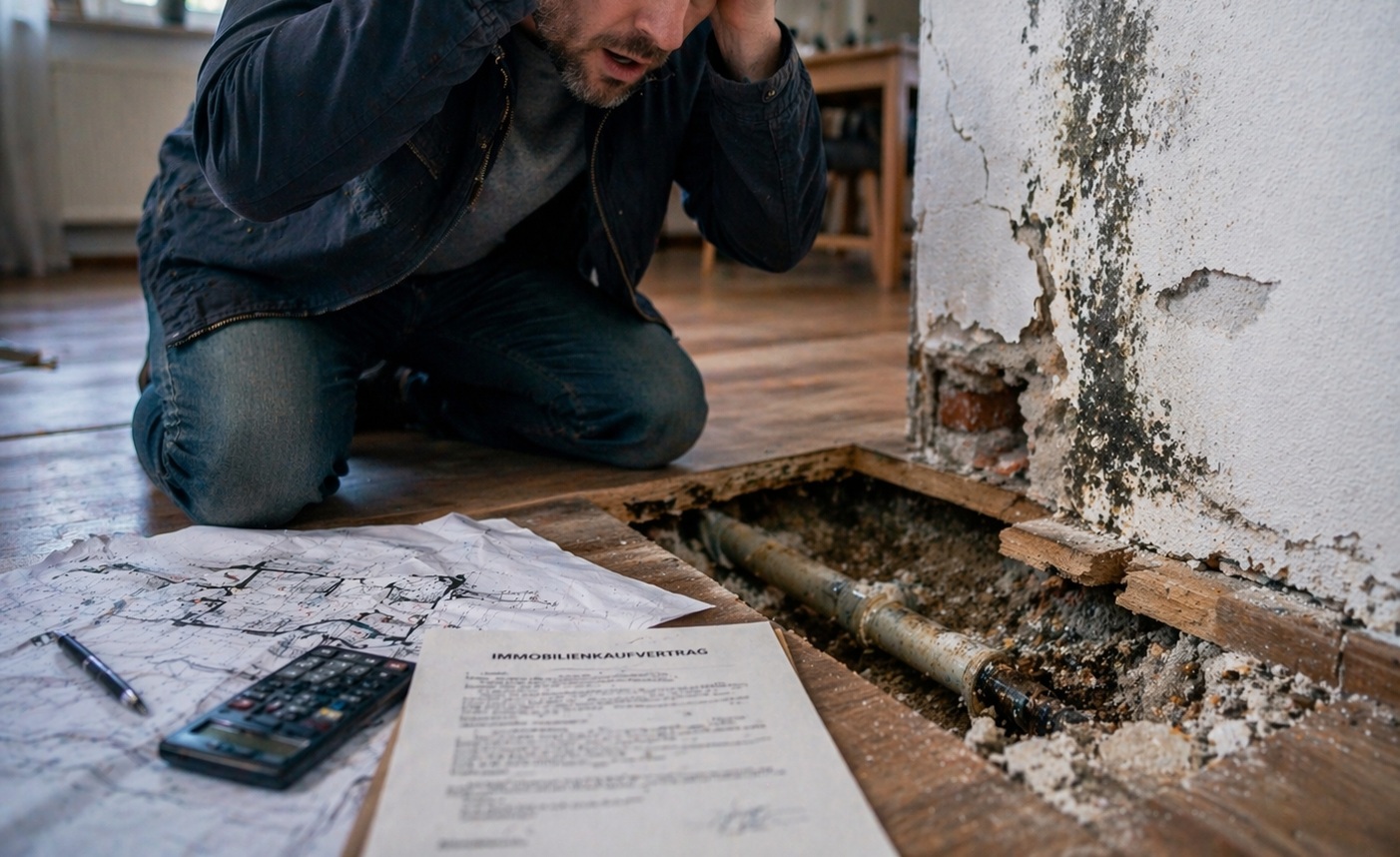 Fassadenschäden nach Hauskauf entdeckt, Wann Händler haften