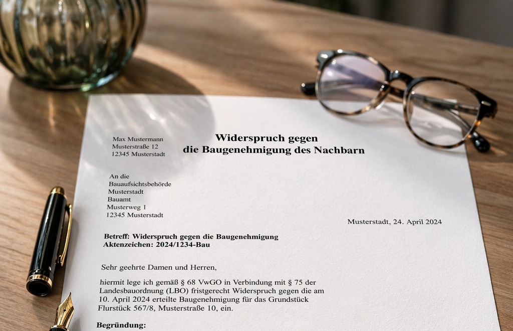 Widerspruch gegen Baugenehmigung des Nachbarn: Rechte sichern