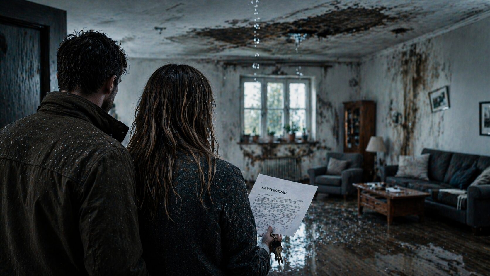 Wasserschaden & Schimmel: Wann ein versteckter Mangel vorliegt